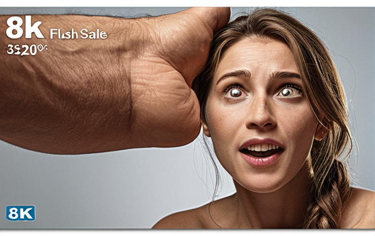 Image 1 Prompt: Online Flash Sale Frenzy**