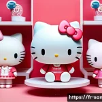 Home 22 산리오 캐릭터 관련 수집품 트렌드 - A limited edition Sanrio collectible figurine display featuring Hello Kitty and My Melody in collabo...